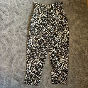 Zara Animal Print Trousers